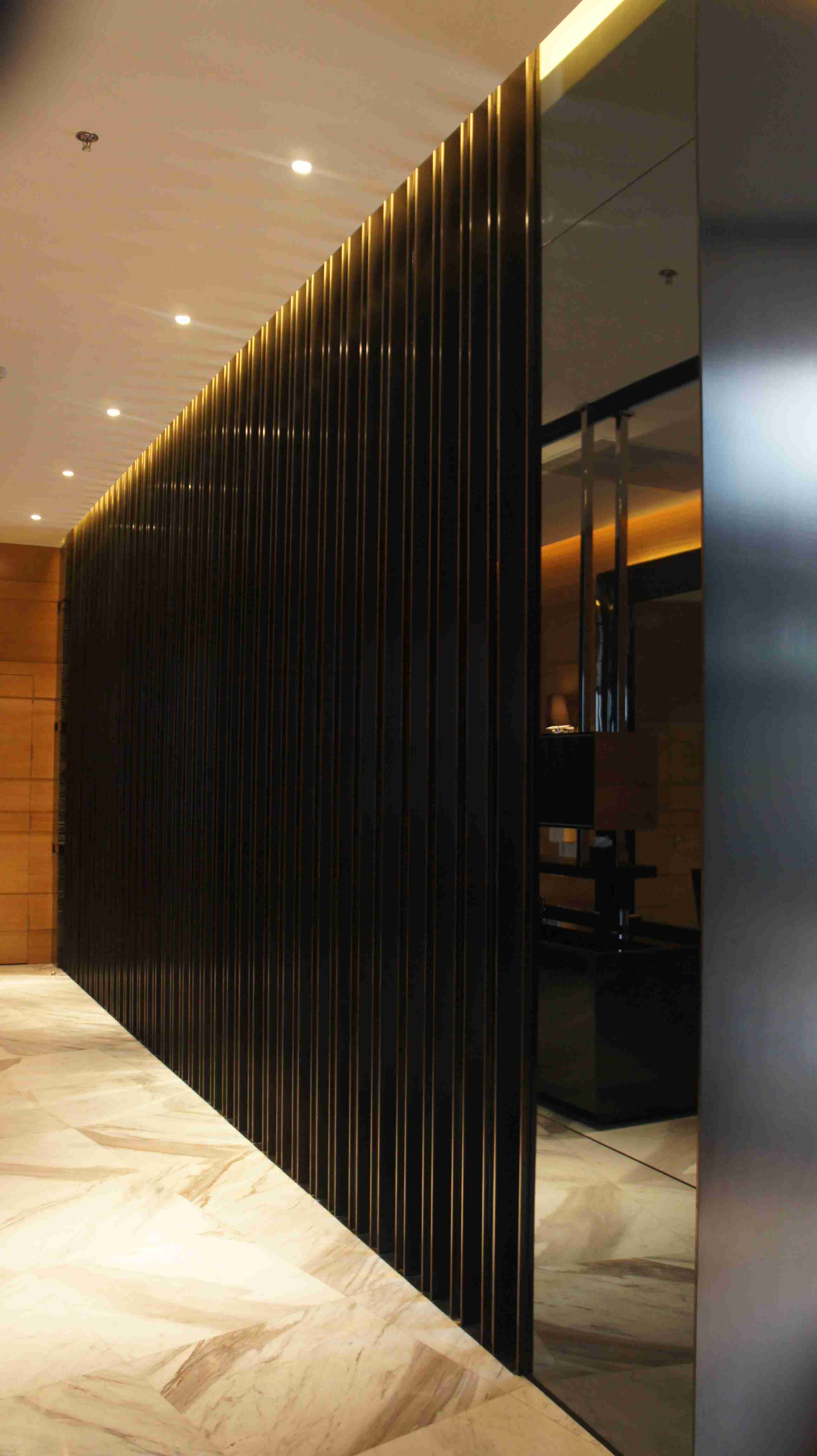 stainless steel room divider