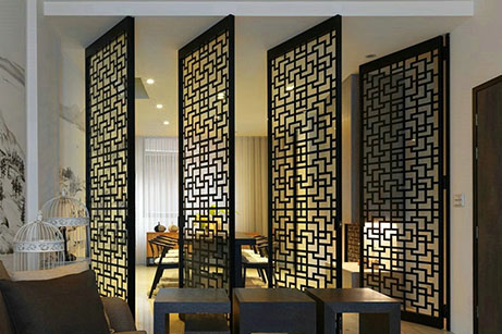 stainless steel room divider