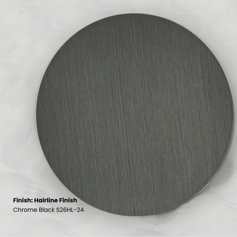 Chrome Black Hairline Stianless Steel Sheet S26HL-13