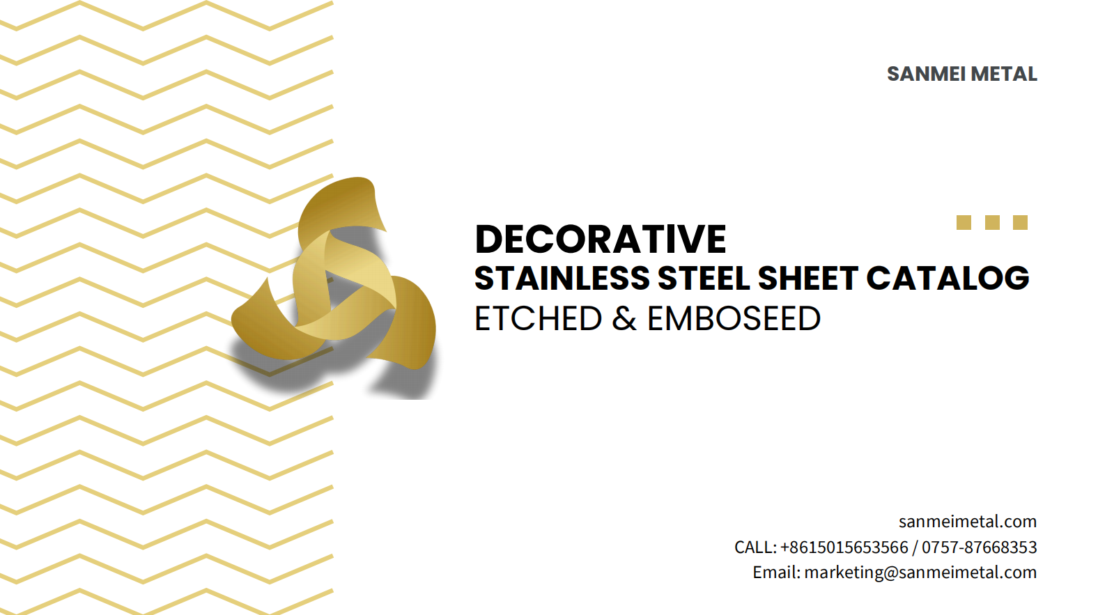 etching patterns for stainless steel sheets in sanmei metal