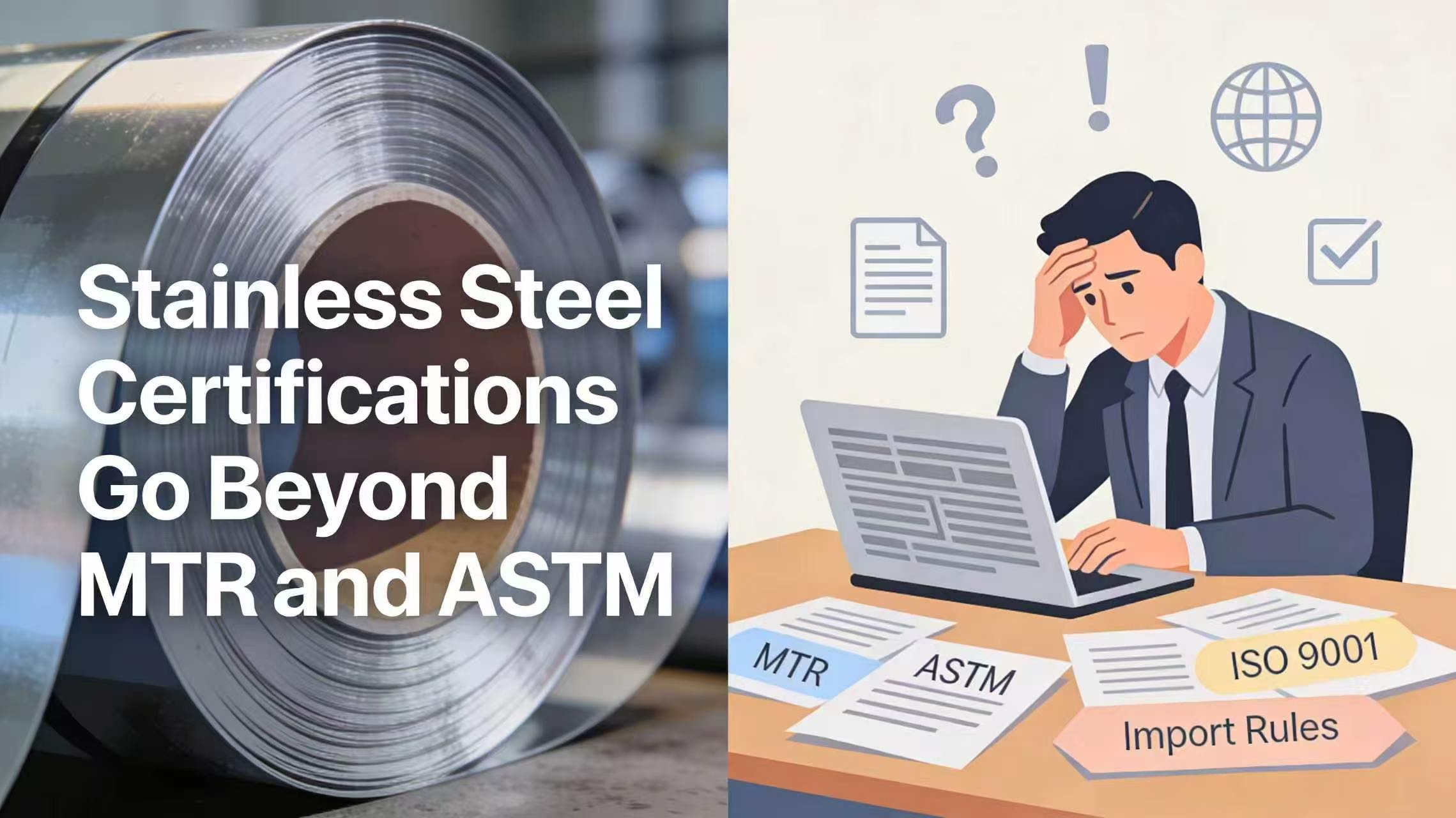 stainless steel import certification