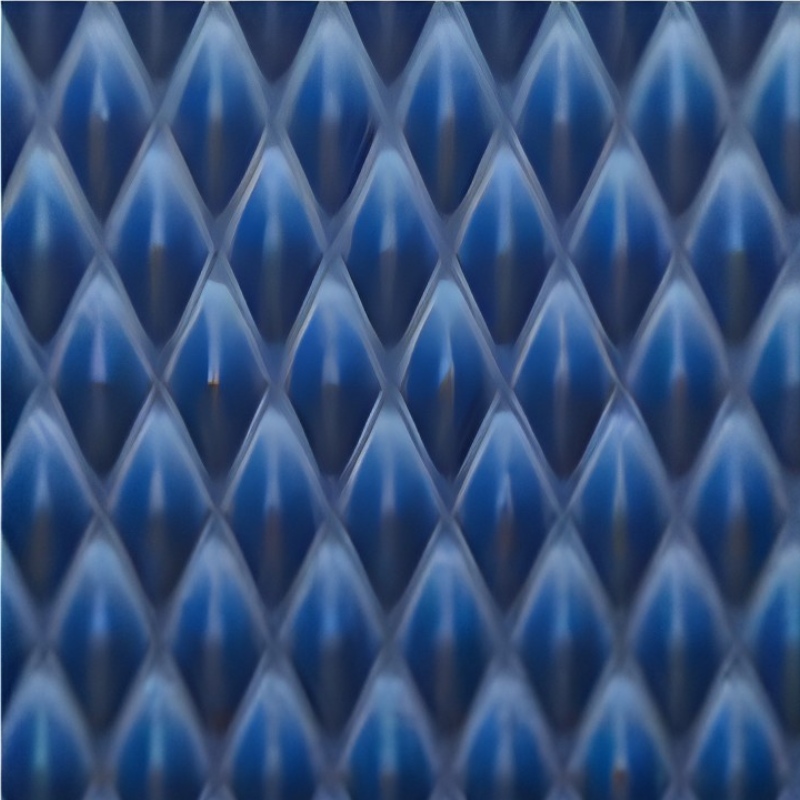 7WL sapphire blue textured Stainless Steel Sheet