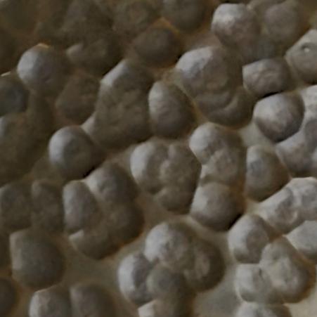 Fine hammered stainless steel sheet in champagne gold
