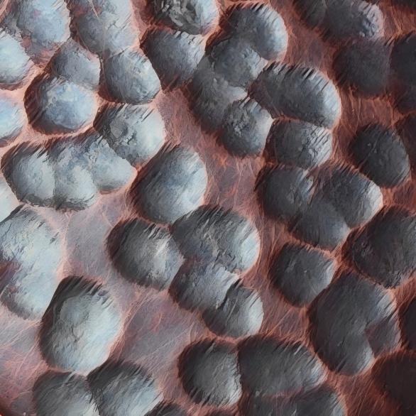 hammered-stainless-steel-black-titanium-copper-dual-tone