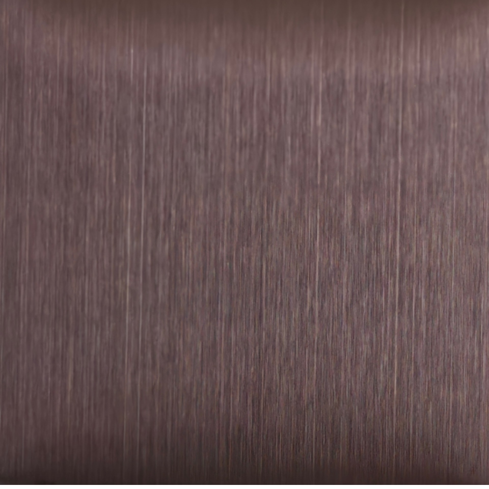 Amber Bronze Hairline Stainless Steel Sheet