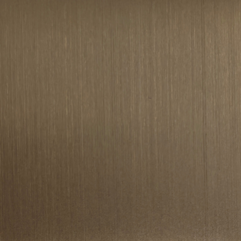 Bronze Gold Hairline Stainless Steel Sheet