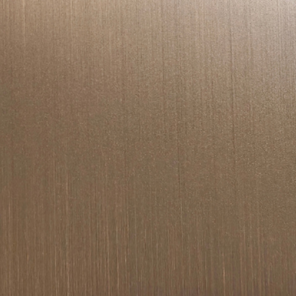 Classic Bronze Mirror HL Sandblasted Stainless Steel Sheet