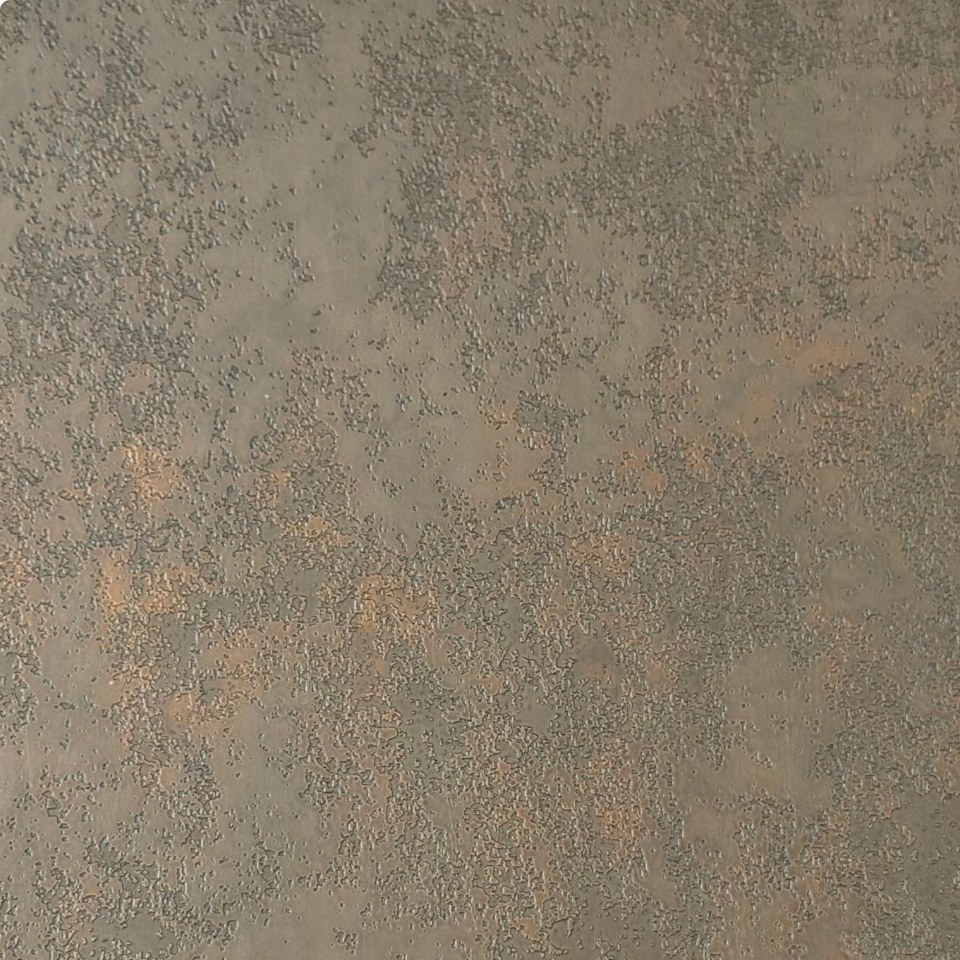 Distressed Bronze Etched Stainless Steel Sheet