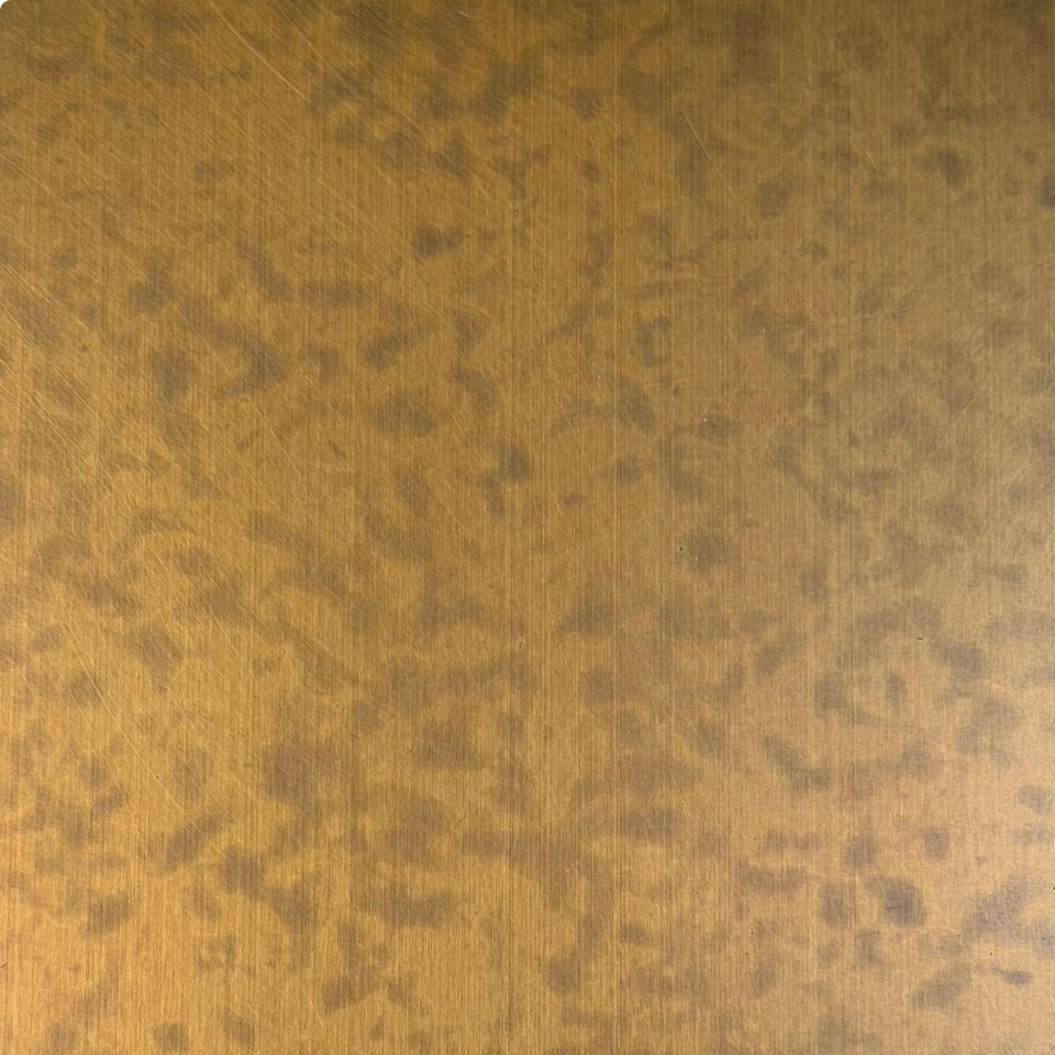 Distressed Bronze Stainless Steel Sheet (2)