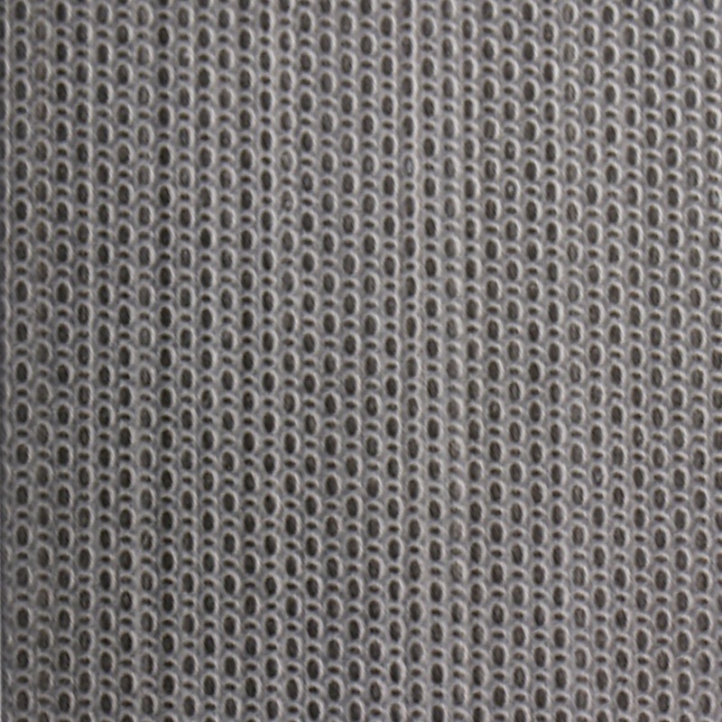 Embossed Beaded Linen Graphite Grey Stainless Steel Sheet