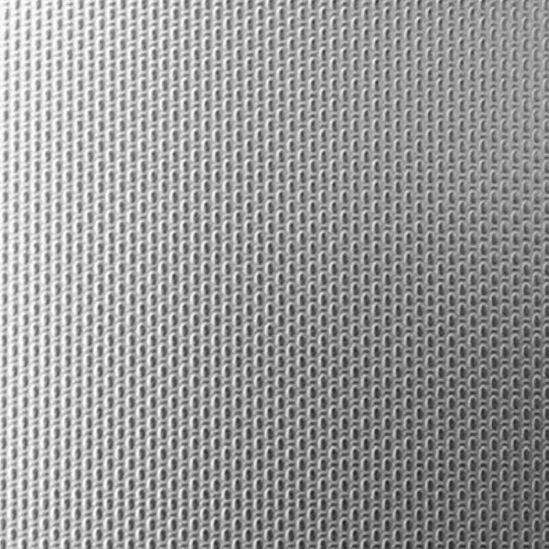 Embossed Beaded Linen Natural Silver Stainless Steel Sheet