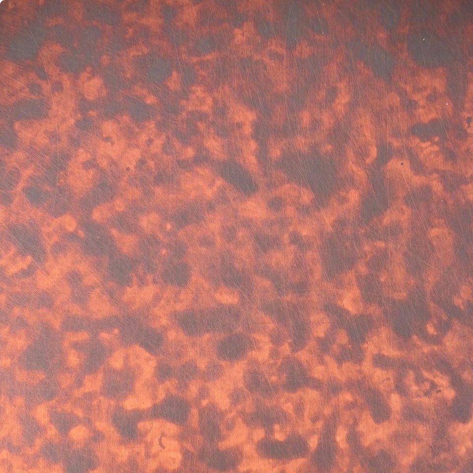 Patinated Copper Stainless Steel Sheet