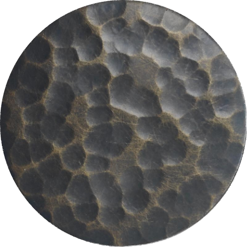 Slate Vibration Hammered Bronze Stainless Steel Sheet (2)