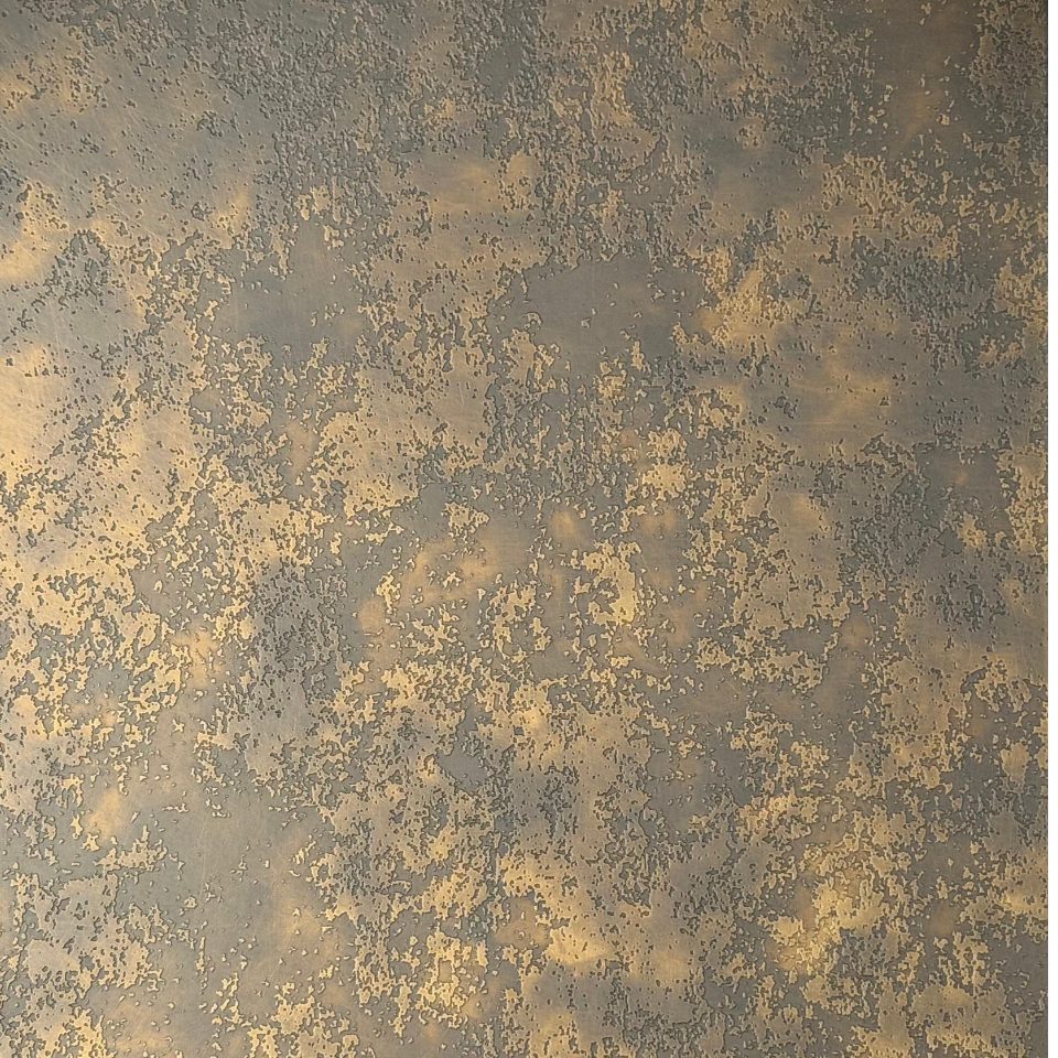 Vintage Bronze Etched Stainless Steel Sheet
