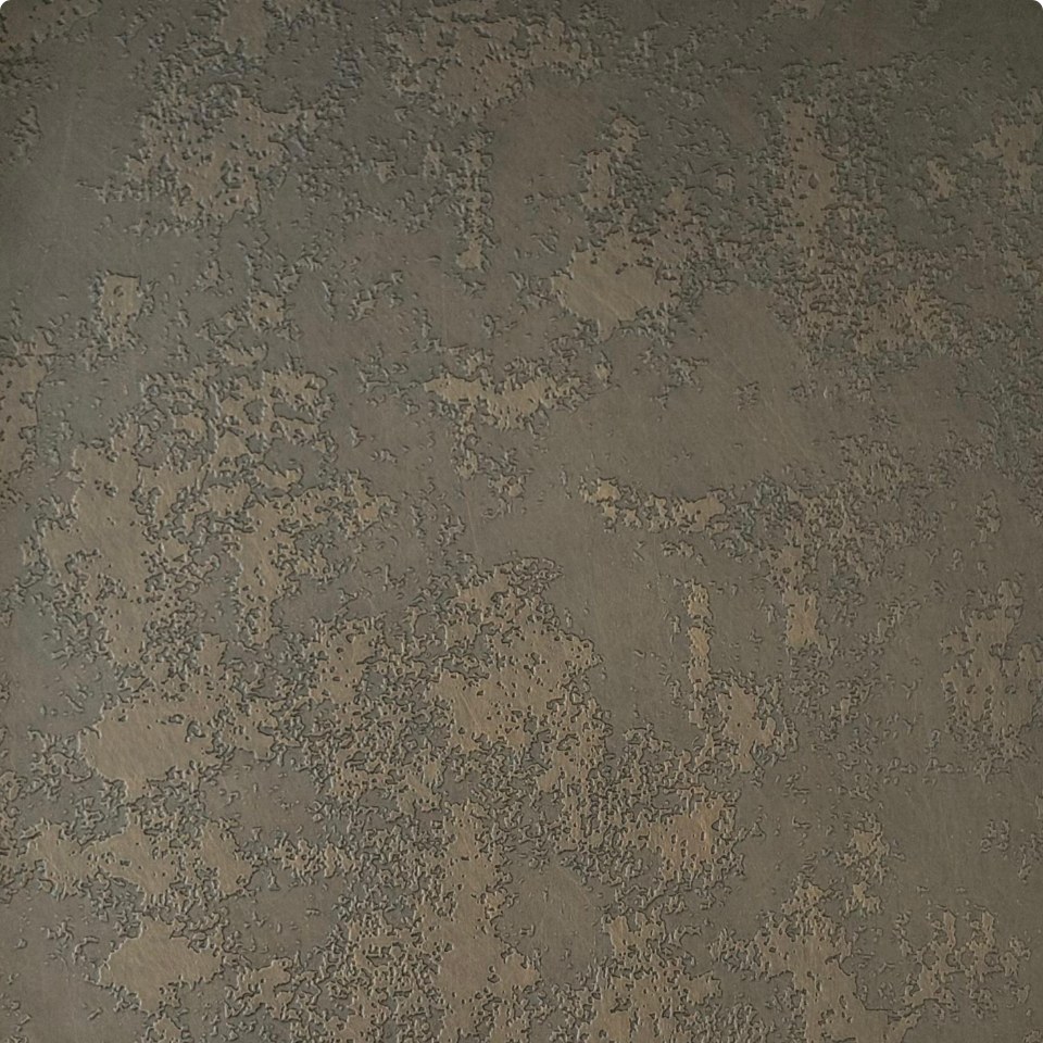 Weathered Bronze Etched Stainless Steel Sheet