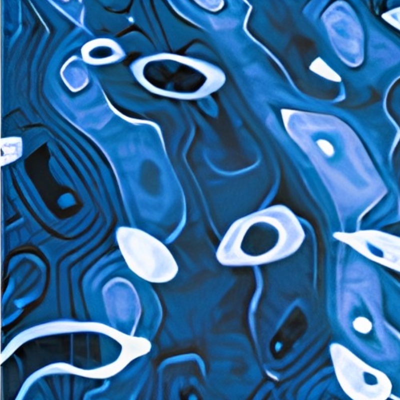 blue finish shallow water ripple stainless steel sheet