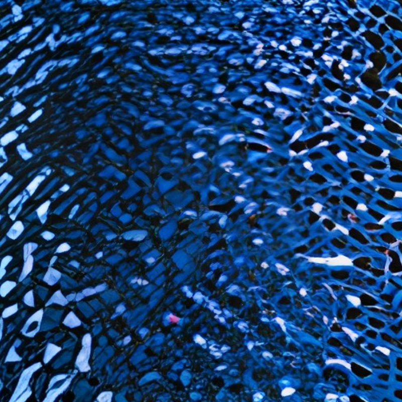 blue shallow water ripple stainless steel sheet