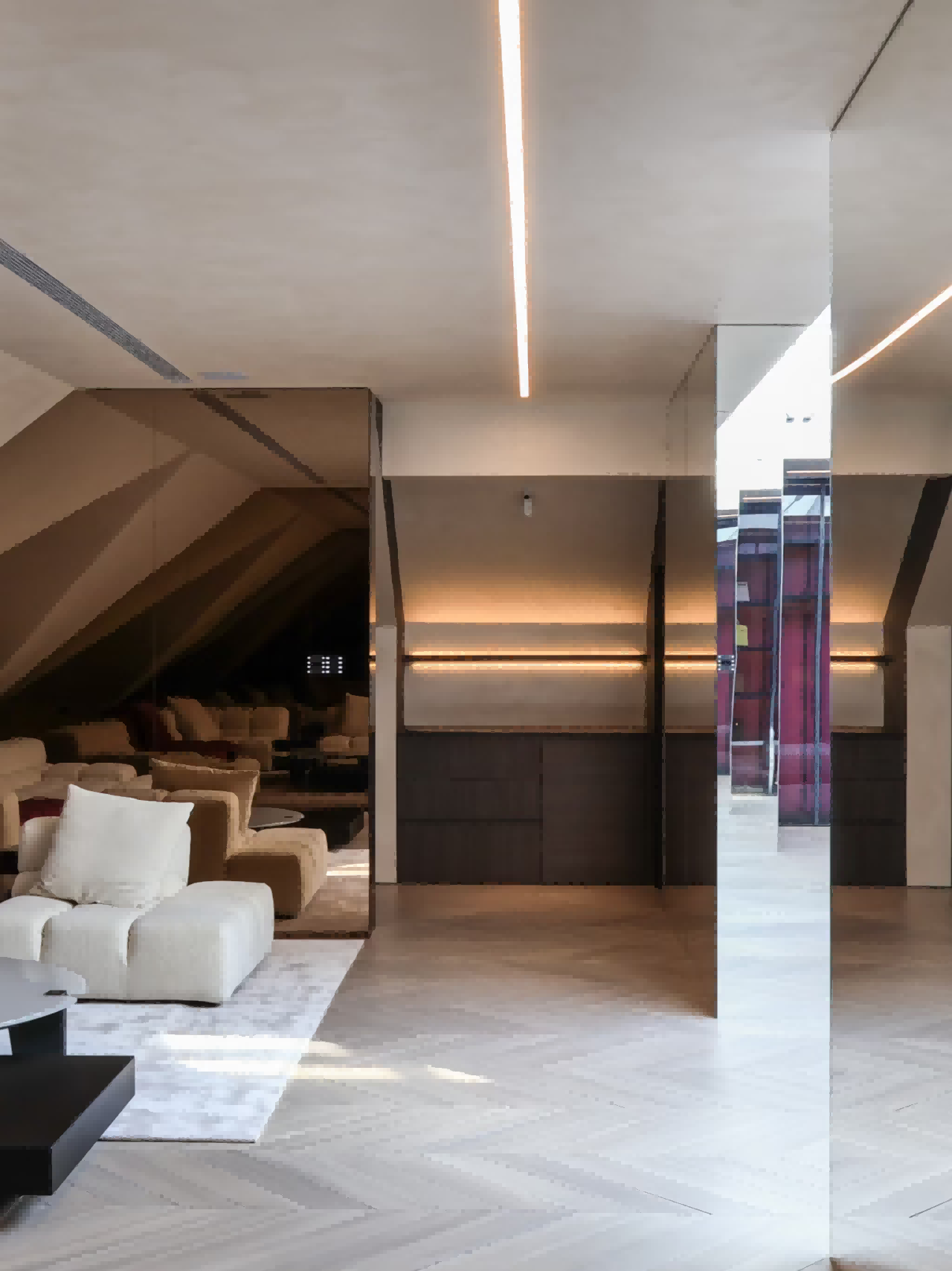 bronze stainless steel mirror wall cladding