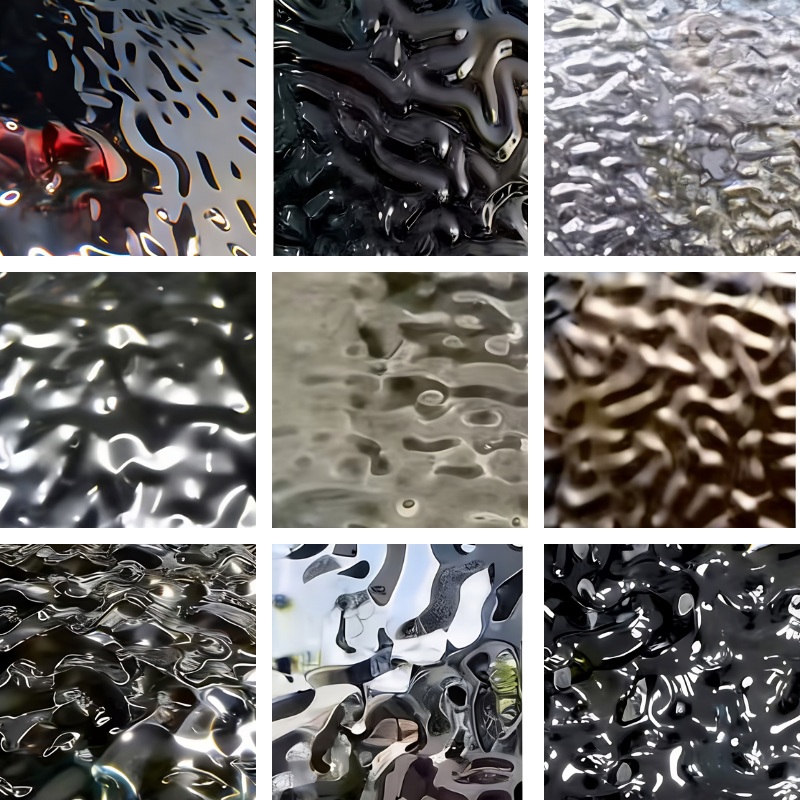 Random / Natural Ripple Metal Sheets