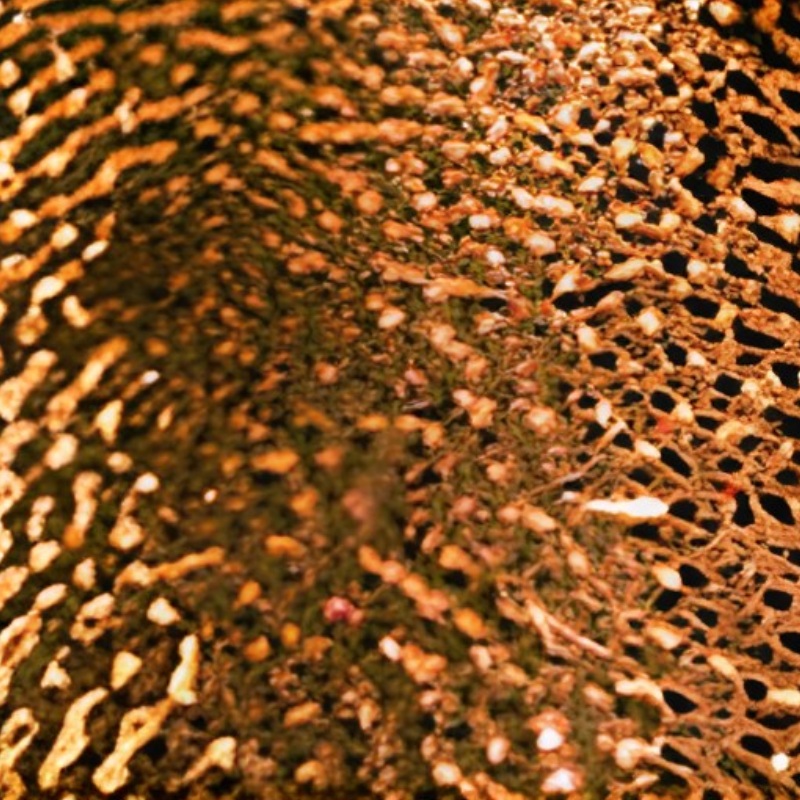 orange shallow water ripple stainless steel sheet