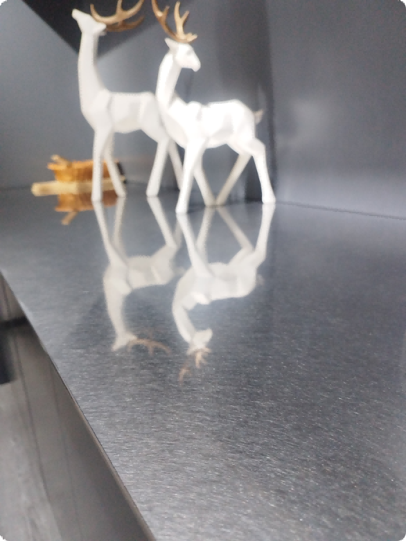 vibration non directional stainless steel countertop2