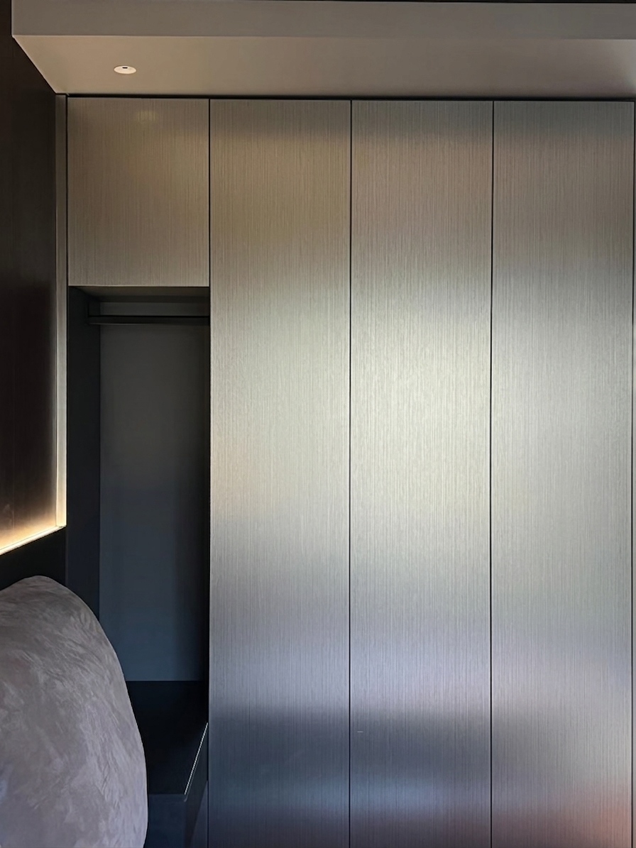 Nickel Silver Hairline Stainless Steel Sheet Cabinet