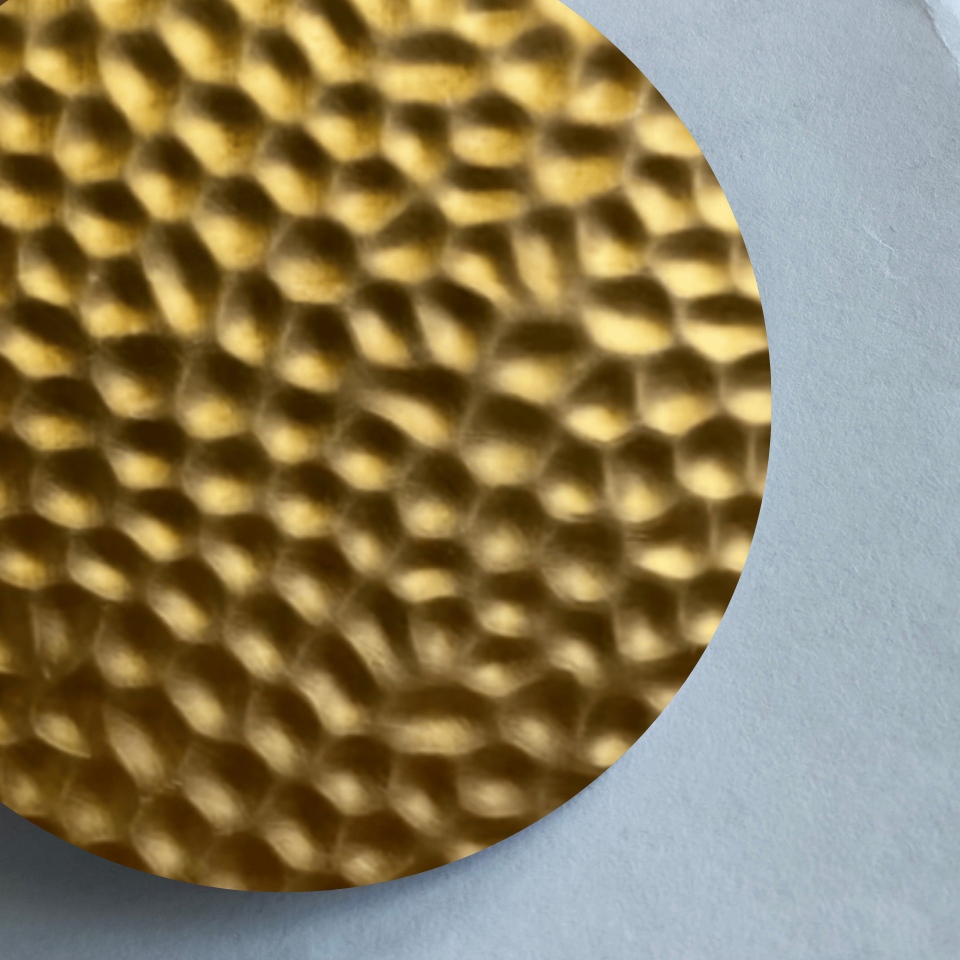 brass hammered stainless steel sheet