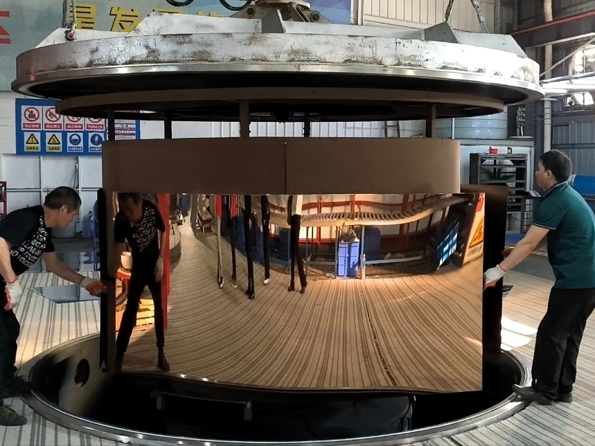 PVD coating process on stainless steel sheet