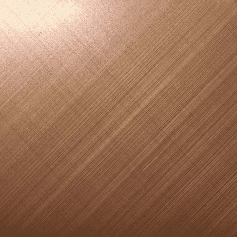 Bronze Cross Hairline Stainless Steel Sheet S26CR-08