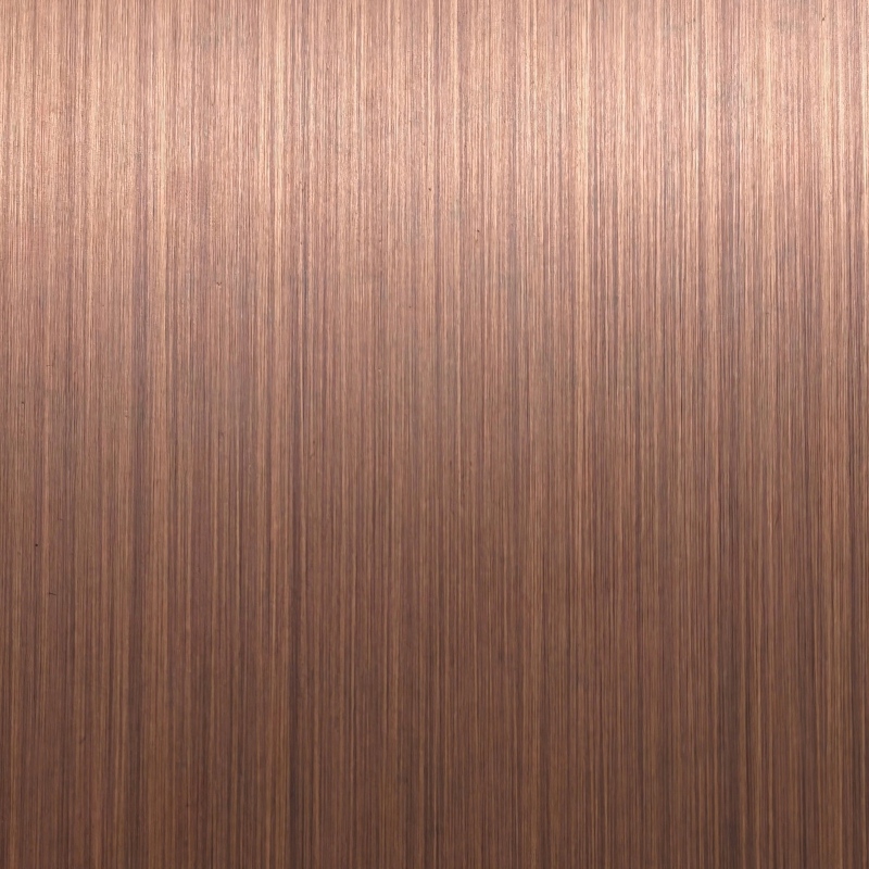 Rose Gold Vibration Stianless Steel Sheet S26VB-19