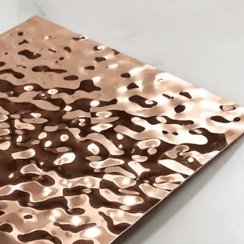 Rose Gold Water Medium Ripple Finish (1)