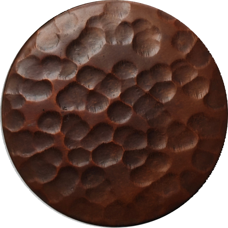 Aged Bronze Fine Hammered Stainless Steel Sheet S26HM-01