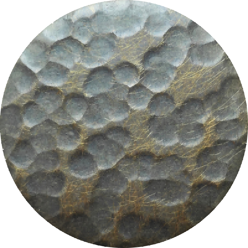 Aged Green Bronze Fine Hammered Stainless Steel Sheet S26HM-05