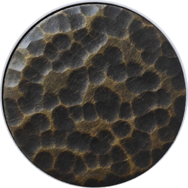 Black Bronze Fine Hammered Stainless Steel Sheet S26HM-09