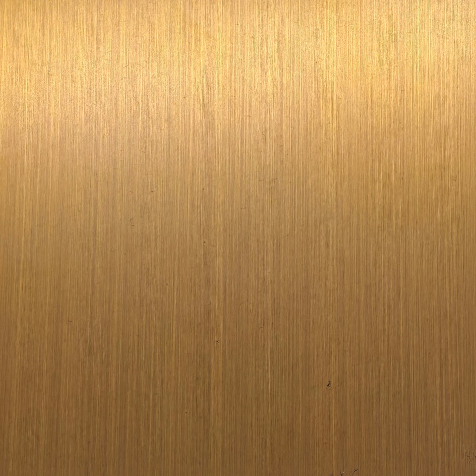 Rose Gold Vibration Stianless Steel Sheet S26VB-19