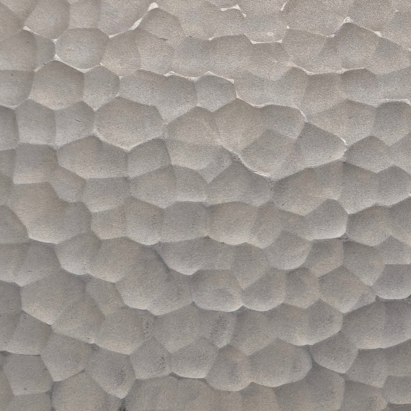 S26HM-35 Star Silver Hammered Stainless Steel Sheet