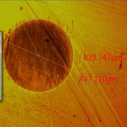 rose gold coating of pvd sheets under microscope in market