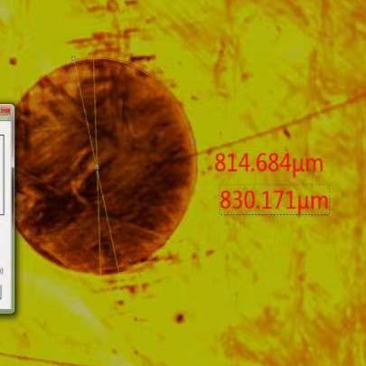 rose gold coating of pvd sheets under microscope in sanmei metal