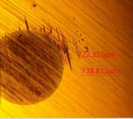 ti gold coating of pvd sheets under microscope in sanmei metal